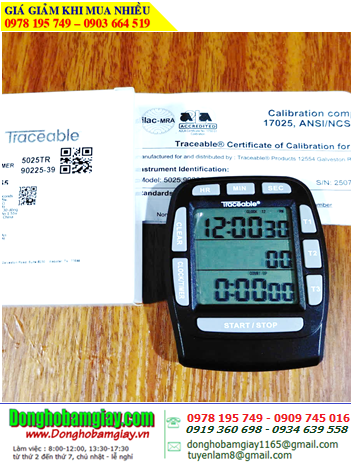 TRACEABLE 5025 _ĐỒNG HỒ ĐẾM LÙI ĐẾM TIẾN 03 KÊNH 5025 TRACEABLE® TRIPLE-DISPLAY TIMER _Đã được hiệu chuẩn tại Mỹ